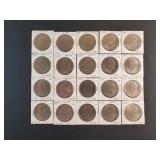 (20) EISENHOWER DOLLARS