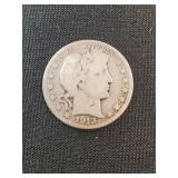 1913-S BARBER HALF DOLLAR