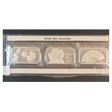 (3) 1 OZ SILVER BARS