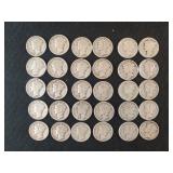 (30)  MERCURY DIMES - UNSEARCHED