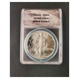 1988 SILVER EAGLE DOLLAR ANACS - MS69