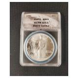 1986 SILVER EAGLE DOLLAR ANACS - MS69