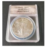 1990 SILVER EAGLE DOLLAR ANACS - MS69
