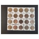 (20) EISENHOWER DOLLARS - CLAD