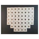 (50) MERCURY DIMES  - 20