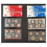 1999 P & D US MINT UNC. COIN SET W/ EXTRA QUARTERS