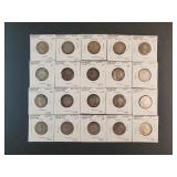 (25) SILVER CANADIAN QUARTERS