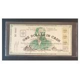 ONE DOLLAR IN CASH - FOSTORIA INDUSTRIAL CORP.