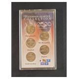 US MINT 2000D STATEHOOD QUARTER COLLECTION (5) PCS