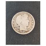 1901-O BARBER HALF DOLLAR
