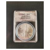 1998 SILVER EAGLE DOLLAR ANACS MS-69