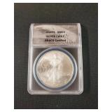 1999 SILVER EAGLE DOLLAR ANACS MS-69