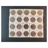 (20) EISENHOWER DOLLAR COINS
