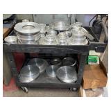 POLY ROLLING SHOP CART WITH ALUMINUM JIGS