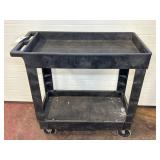 2 TIER ROLLING POLY SHOP CART