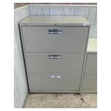 3 DRAWER LATERAL FILING CABINET