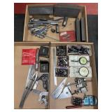 MACHINIST GAUAGES & MEASURES, SHARPENING STONES,