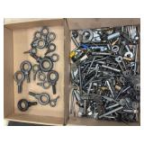 ASSORTED METAL HARDWARE, GROUPING OF EYE BOLTS