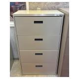 4 DRAWER LATERAL FILING CABINET