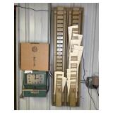 MECHANICAL TIME CLOCK W/ CARD HOLDERS & RACKS