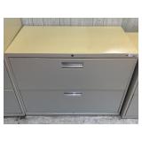 2 DRAWER LATERAL FILING CABINET