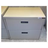 2 DRAWER LATERAL FILING CABINET