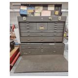 KENNEDY MACHINIST TOOLBOX W/ CONTENTS