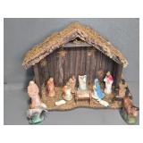 NATIVITY SET WITH CRECHE