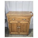 WOODEN KITCHEN CART