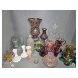 CUT, COLORED, MOSAIC, MILK, GLASS