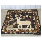 DECORATIVE DEER RUG