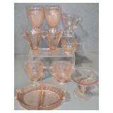 PINK DEPRESSION GLASS