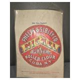 PHELPS AND SIBLEY, CUBA , NY FEED SACK