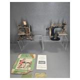 SINGER & FW MUELLER CHILDS SEWING MACHINES