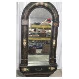 ANTIQUE ARCHED WALL MIRROR