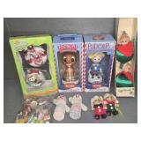 CHRISTMAS BOBBLEHEADS AND ORNAMENTS