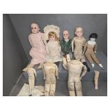 ANTIQUE DOLL ASSORTMENT
