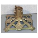 CAST IRON POLE STAND W/ CORN DESIGN
