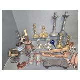 CANDLE HOLDERS, SKATES,  DECOR