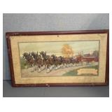 " THE FAMOUS GENESEE 12 HORSE TEAM" PRINT