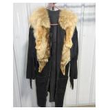 HAND MADE NATIVE AMERICAN SUEDE /COYOTE PELT COAT