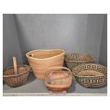 SUSSEX TRUG BASKET & SMALL GATHERING BASKET