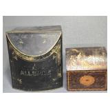 ANTIQUE ALLSPICE TIN CONTAINER