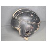 VINTAGE LEATHER FOOTBALL HELMET