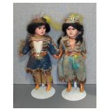 NATIVE AMERICAN DOLLS (2)