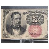 1874 10 CENT FRCTIONAL CURRENCY PIECE