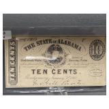1863 TEN  CENT FRACTIONAL CURRENCY PIECE - ALABAMA
