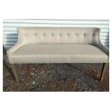 SETTEE WITH NAIL EDGE TRIM