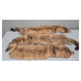 (3) MINK PIECES