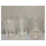 PAN AMERICAN DRINKING GLASSES (2) & MUG (1)